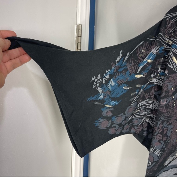 Women’s Black Top Vintage Style . - Picture 2 of 7